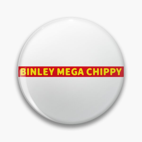 Item preview, FANCY FONT BINLEY MEGA CHIPPY (YELLOW ON RED). BINLEY MEGA CHIPPY MEME designed and sold by mjtcrp.