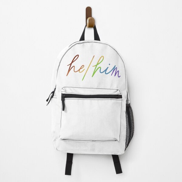 Item preview, He/Him Pronouns - Rainbow designed and sold by kathrynmstein.