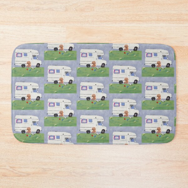 Item preview, # RV /Motor home with puppy designed and sold by Leatextileart.