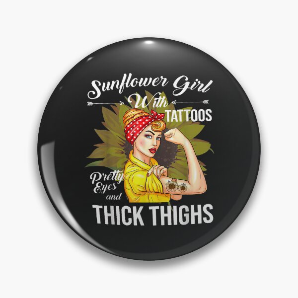 Artikelvorschau, Sunflower Girl with Tattoos Pretty Eyes Thick Thighs Strongs entworfen und verkauft von Corelli87.