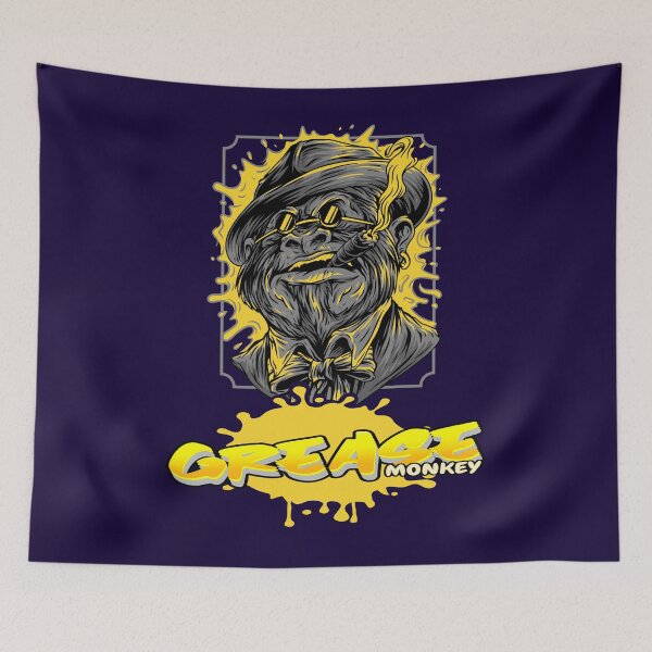 Item preview, Grease Monkey Marijuana Weed Strain  Stoned Ape 420 Design designed and sold by YomeHayin.