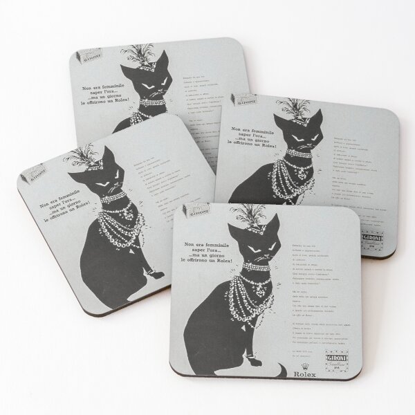 Item preview, French Cat Vintage Illustration/Ad designed and sold by apopofbeauty.