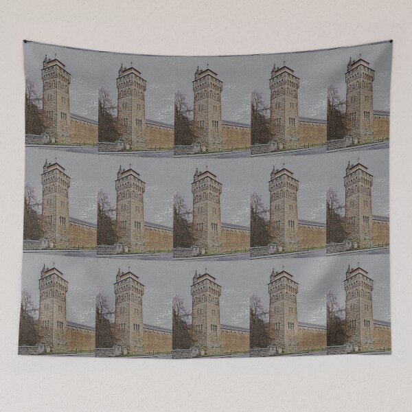Item preview, Cardiff Castle Clock Tower B designed and sold by VikingVisual.