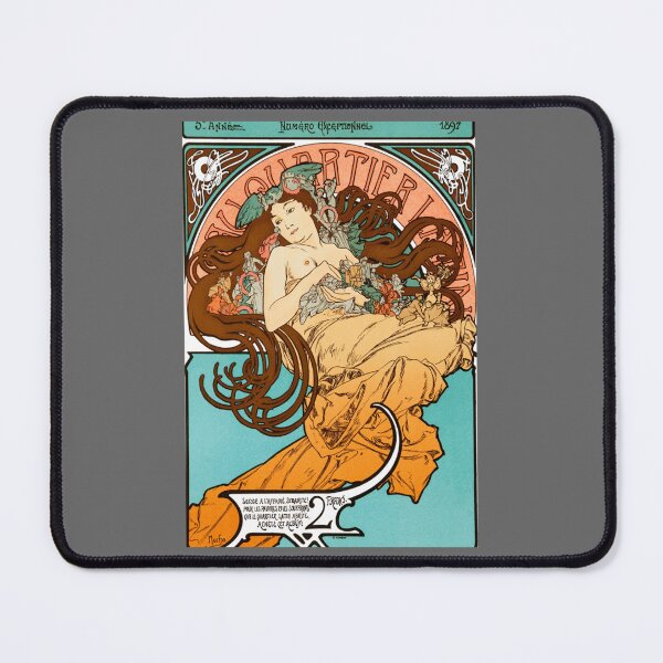 Item preview, alfons mucha Au Quartier Latin-High Definition Classic designed and sold by LidiagRinaldi.
