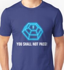 Du darfst nicht bestehen - ForceField blau Slim Fit T-Shirt