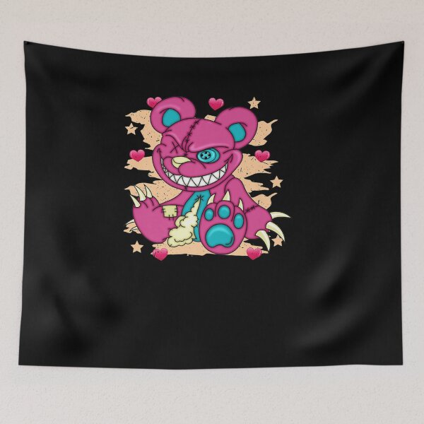 Item preview, PASTEL GOTH CREEPY ANIMAL TEDDY BEAR designed and sold by sobriowslen.