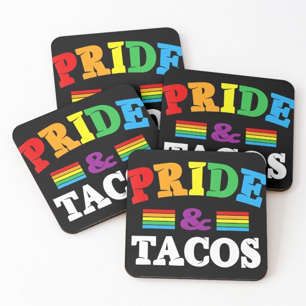 Item preview, Pride & Tacos LGBT LGBTQ Gay Pride Rainbow Flag Taco Lover  designed and sold by nedrae.