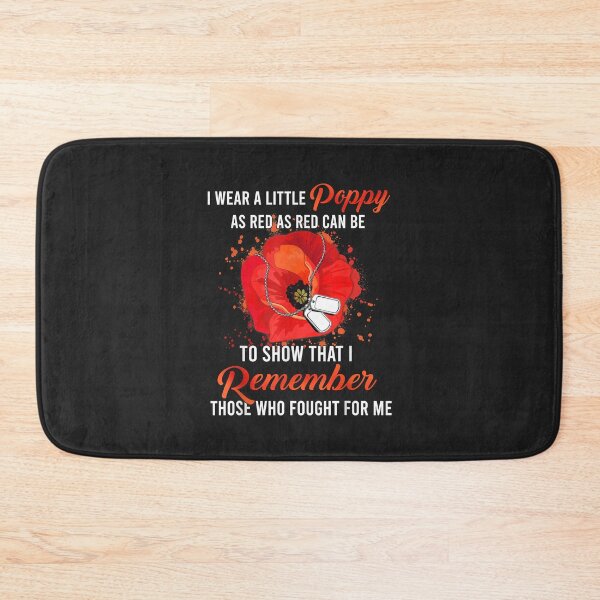 Item preview, Veteran Day Lest We Forget Red Poppy Flower USA Memorial Day designed and sold by Corelli87.