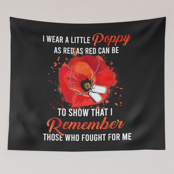 Item preview, Veteran Day Lest We Forget Red Poppy Flower USA Memorial Day designed and sold by Corelli87.