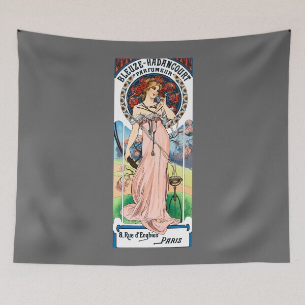 Item preview, alfons mucha Bleuze Hadancourt Parfumeur Paris Classic designed and sold by LidiagRinaldi.