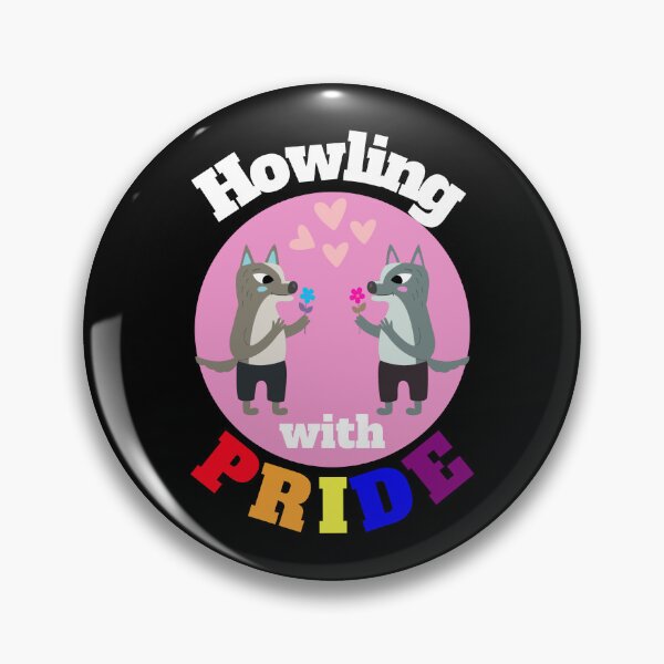 Item preview, Howling With Gay Pride Wolf Lovers LGBTQIA Lesbian Transgender designed and sold by shywolf42.