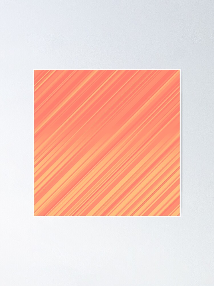 Imagen 1 de 3, Póster con la obra Soft Orange Pattern, diseñada y vendida por trendingatees.