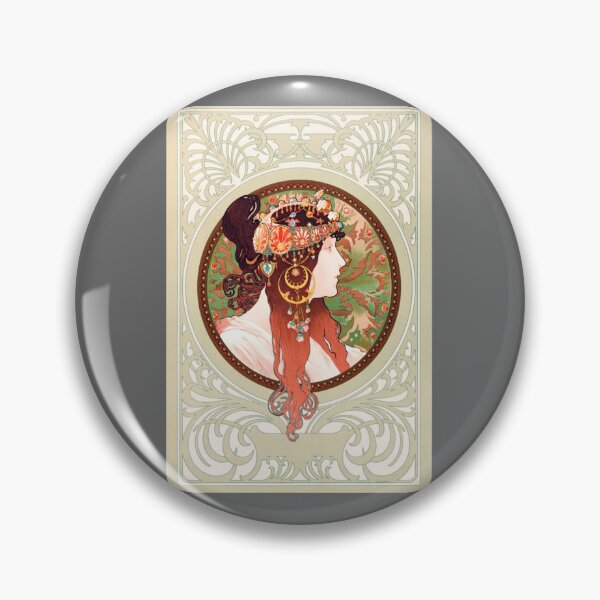 Item preview, alfons mucha Byzantine Head Classic designed and sold by LidiagRinaldi.