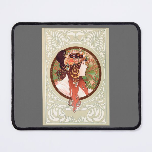 Item preview, alfons mucha Byzantine Head Classic designed and sold by LidiagRinaldi.