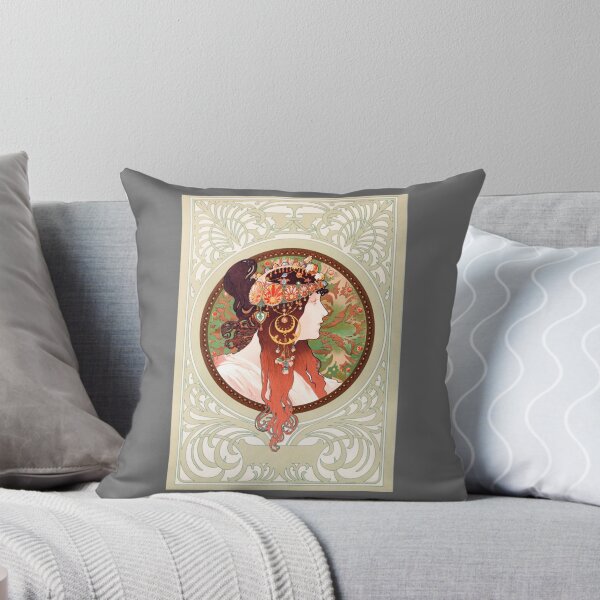Item preview, alfons mucha Byzantine Head Classic designed and sold by LidiagRinaldi.