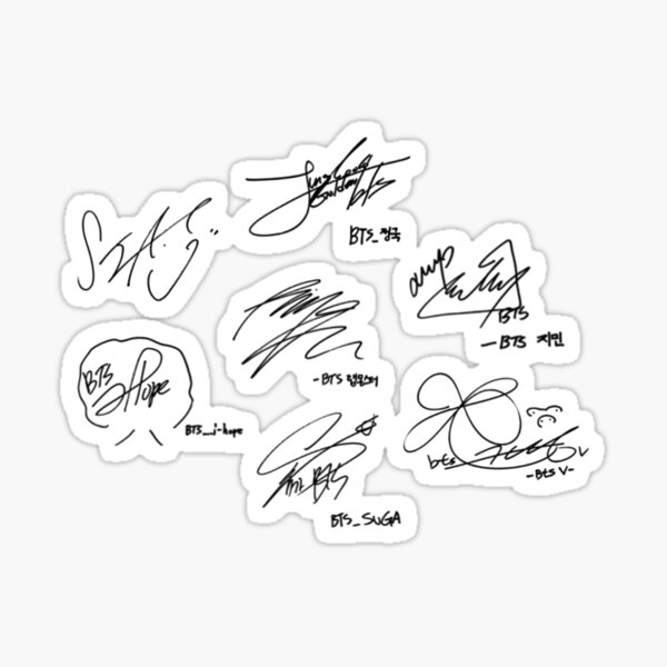 Buy BTS Jungkook Singnature Unisex Hoodie Jeon Jungkook Autograph Online in  India 
