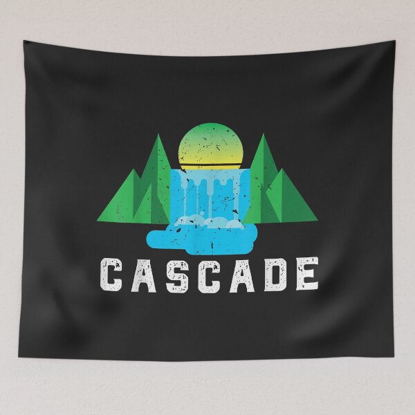 Item preview, Vintage Cascades Mountain Retro National Park Geometric designed and sold by Corelli87.