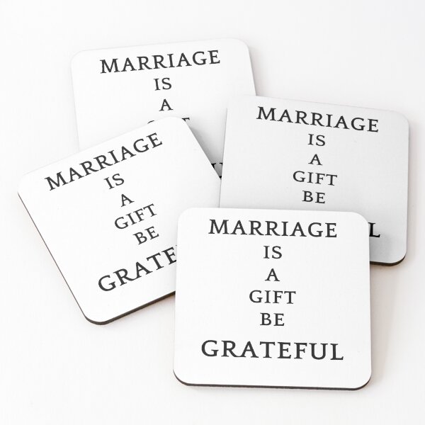 Item preview, Be greatful design all things are a gift. Marriage is a gift designed and sold by MayaAndNora.