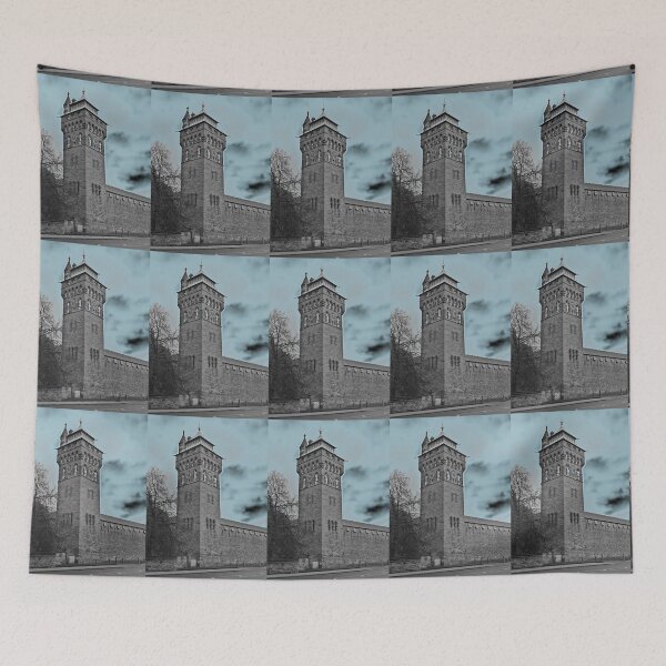 Item preview, Cardiff Castle Clock Tower C designed and sold by VikingVisual.