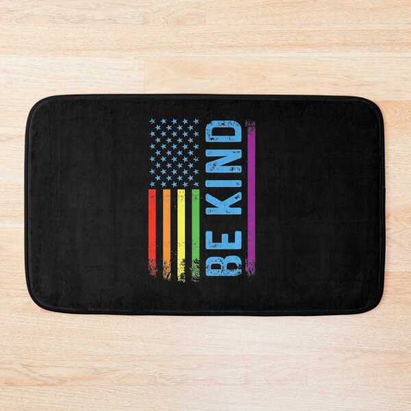 Item preview, Be Kind LGBT LGBTQ Gay Pride Rainbow American Flag Proud USA  designed and sold by edensmr.