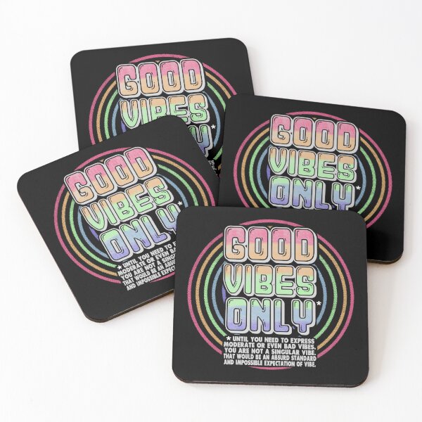 Item preview, Good Vibes Only with an asterisk designed and sold by DorkZombie.