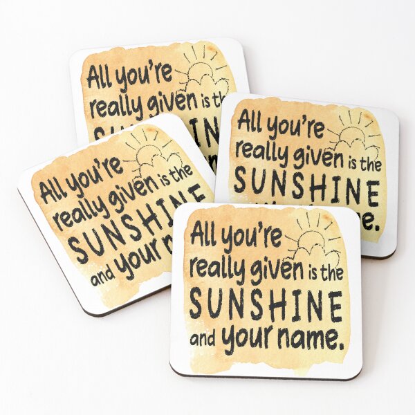 Item preview, Sunshine and Your Name (Get Along) designed and sold by dev11588.