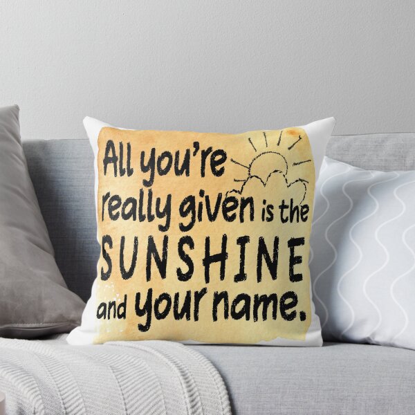 Item preview, Sunshine and Your Name (Get Along) designed and sold by dev11588.