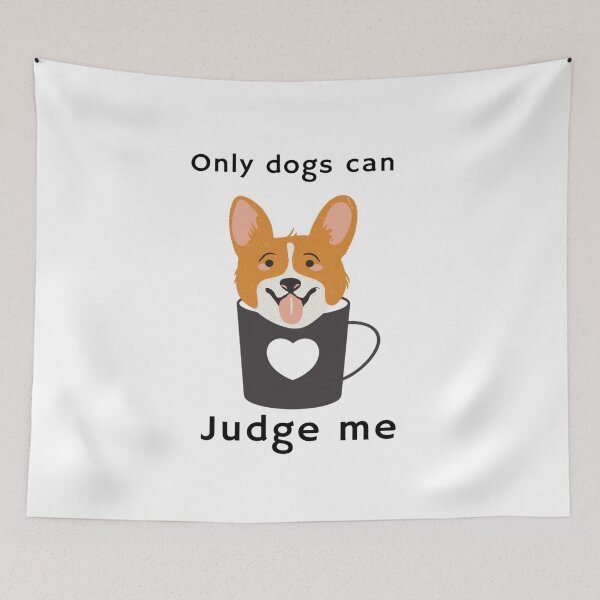 Artikelvorschau, Only dogs can judge me, Dog person entworfen und verkauft von Nero9o.