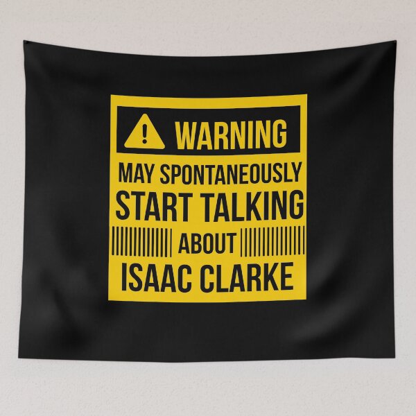 Item preview, warning may spontaneously talk about Isaac Clarke  designed and sold by celebteyz.