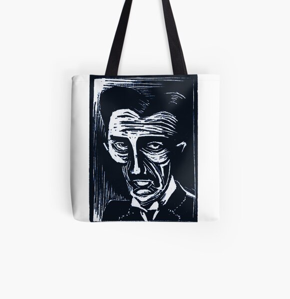 tesla (version 1 blue) All Over Print Tote Bag