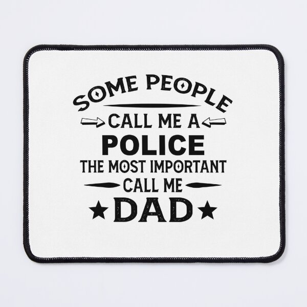 Item preview, police Father Dad T-shirt gift for father's Day police Dad Father's Day, police Dad Hudband Christmas Gift designed and sold by xlnv.