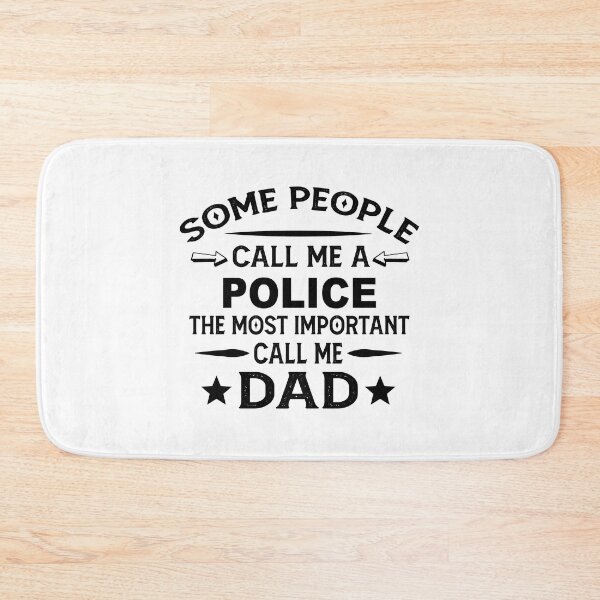 Item preview, police Father Dad T-shirt gift for father's Day police Dad Father's Day, police Dad Hudband Christmas Gift designed and sold by xlnv.