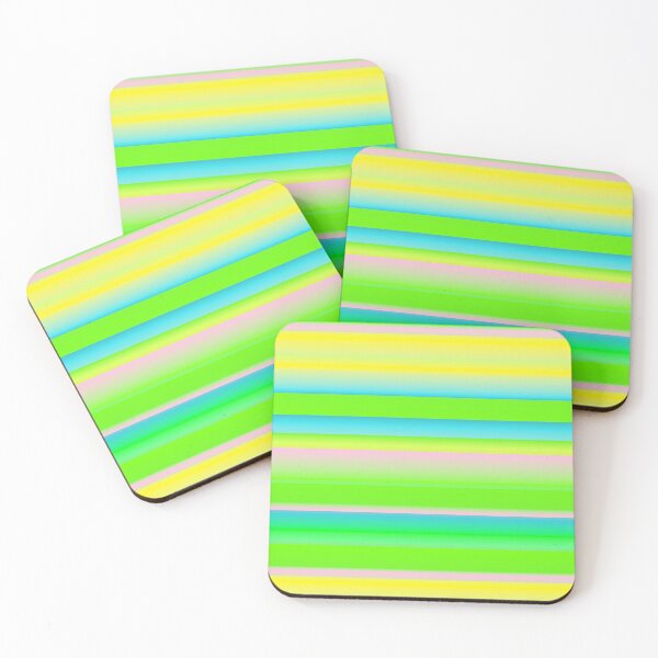 Item preview, Bright green stripes | vibrant green striped designed and sold by lausn.