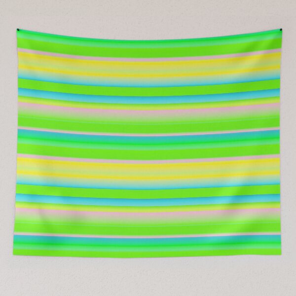 Item preview, Bright green stripes | vibrant green striped designed and sold by lausn.