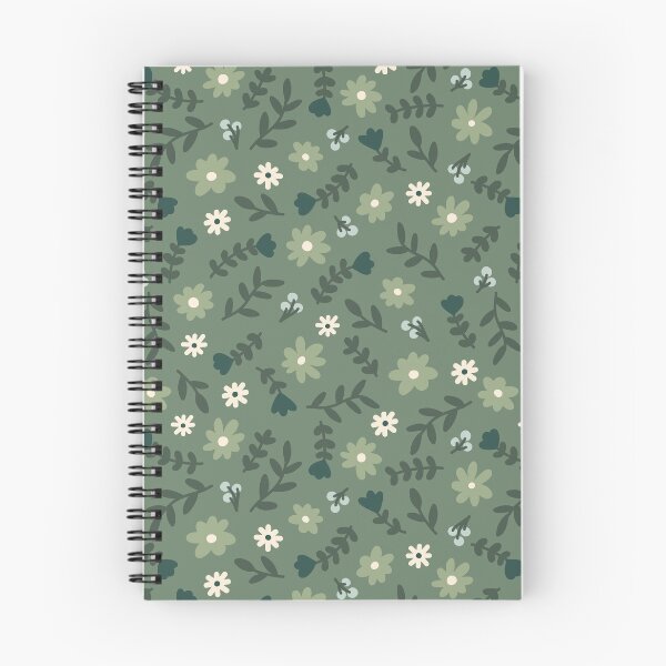 Item preview, Flower Pattern (sage green) designed and sold by Design Minds Boutique.
