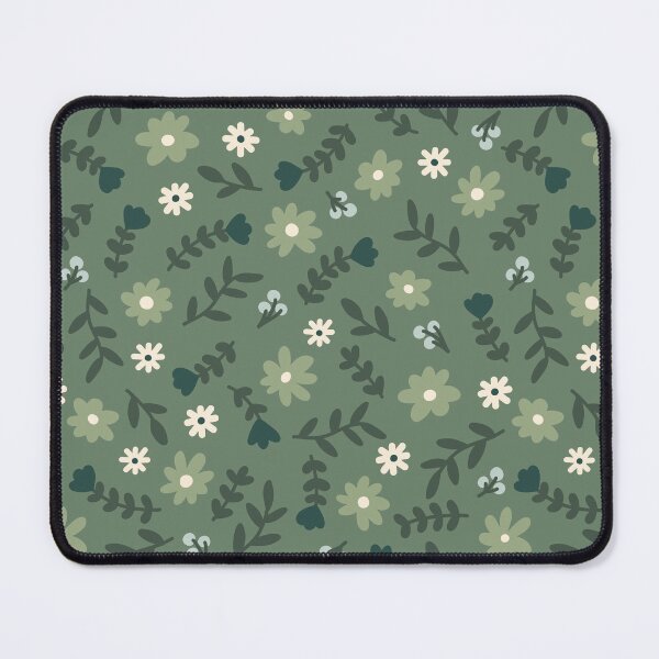 Item preview, Flower Pattern (sage green) designed and sold by Design Minds Boutique.