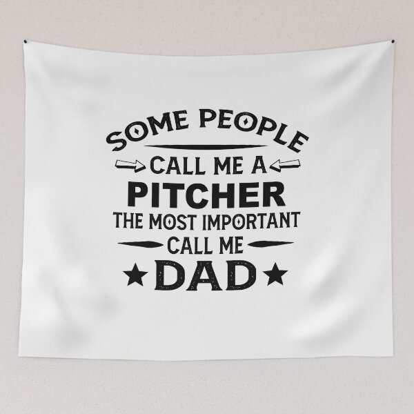 Item preview, pitcher Father Dad T-shirt gift for father's Day pitcher Dad Father's Day, pitcher Dad Hudband Christmas Gift designed and sold by xlnv.