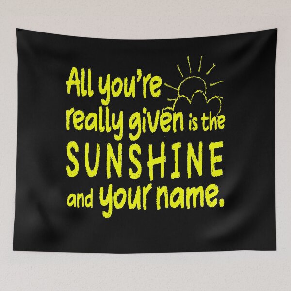 Item preview, Sunshine and Your Name (Get Along) Yellow designed and sold by dev11588.