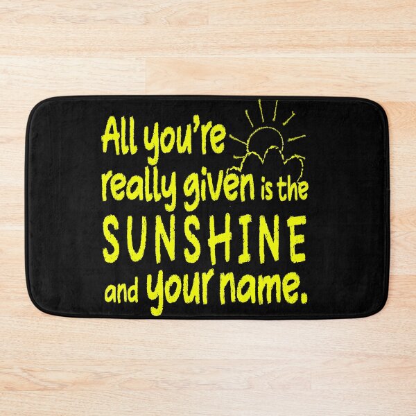 Item preview, Sunshine and Your Name (Get Along) Yellow designed and sold by dev11588.