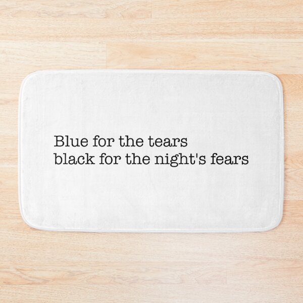 Item preview, Blue for the tears (black) designed and sold by didijuca.