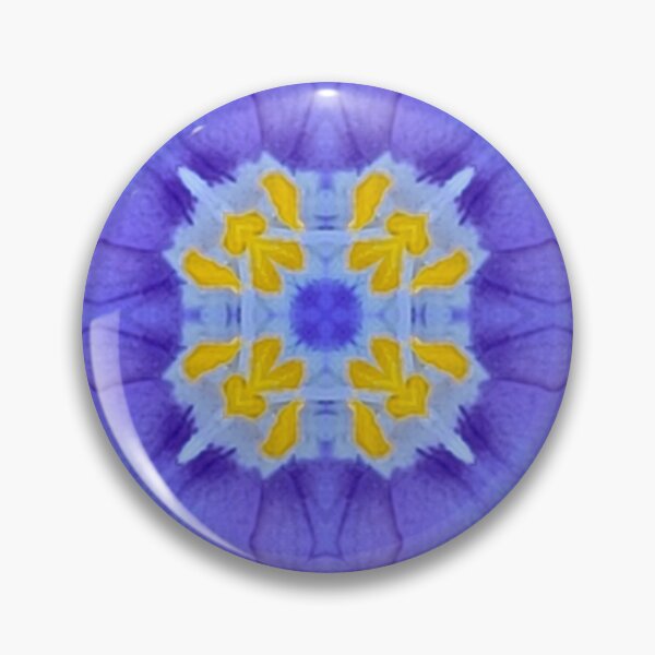 Item preview, Syringodea Longituba 1.11 - Royal Blue & Yellow Geometric Repeat Pattern designed and sold by FRLF.