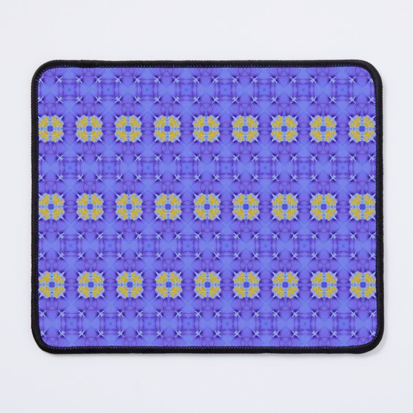 Item preview, Syringodea Longituba 1.11 -  Royal Blue & Yellow Geometric Repeat Pattern designed and sold by FRLF.