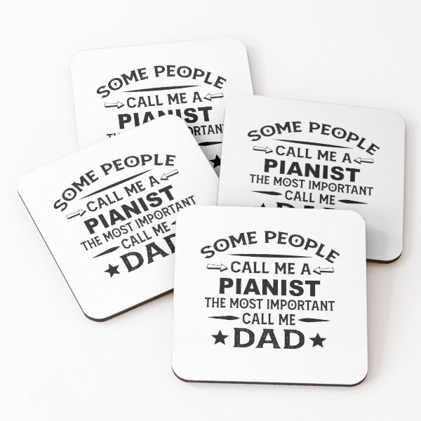 Item preview, pianist Father Dad T-shirt gift for father's Day pianist Dad Father's Day, pianist Dad Hudband Christmas Gift designed and sold by xlnv.