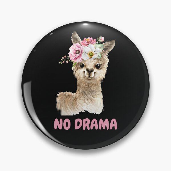 Artikelvorschau, No Drama Llama entworfen und verkauft von MrTsTshirts.