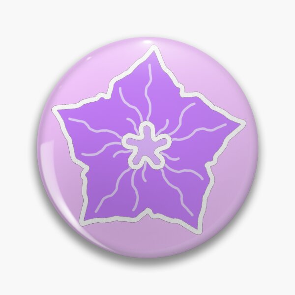 Item preview, purple star flower illustration NFT designed and sold by AurelsPrints.