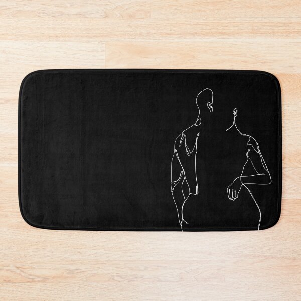 Item preview, Hand-drawn body monoline of a couple; 13 pro max iPhone case designed and sold by BeskrajemM.