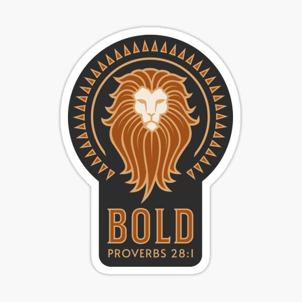Item preview, Bold as a Lion designed and sold by BibleGraphics.