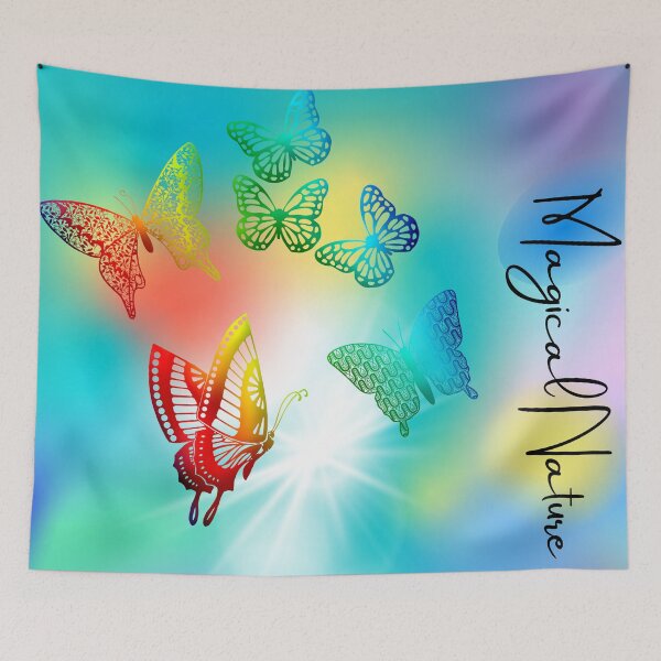 Item preview, Magical Nature, Design of Flying Butterflies, butterflies and color magic designed and sold by Malogue.