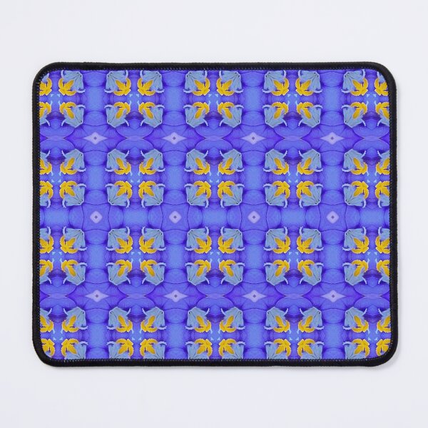 Aperçu de l'œuvre Syringodea Longituba 1.12 -  Royal Blue Geometric Butterfly Pattern créée et vendue par FRLF.