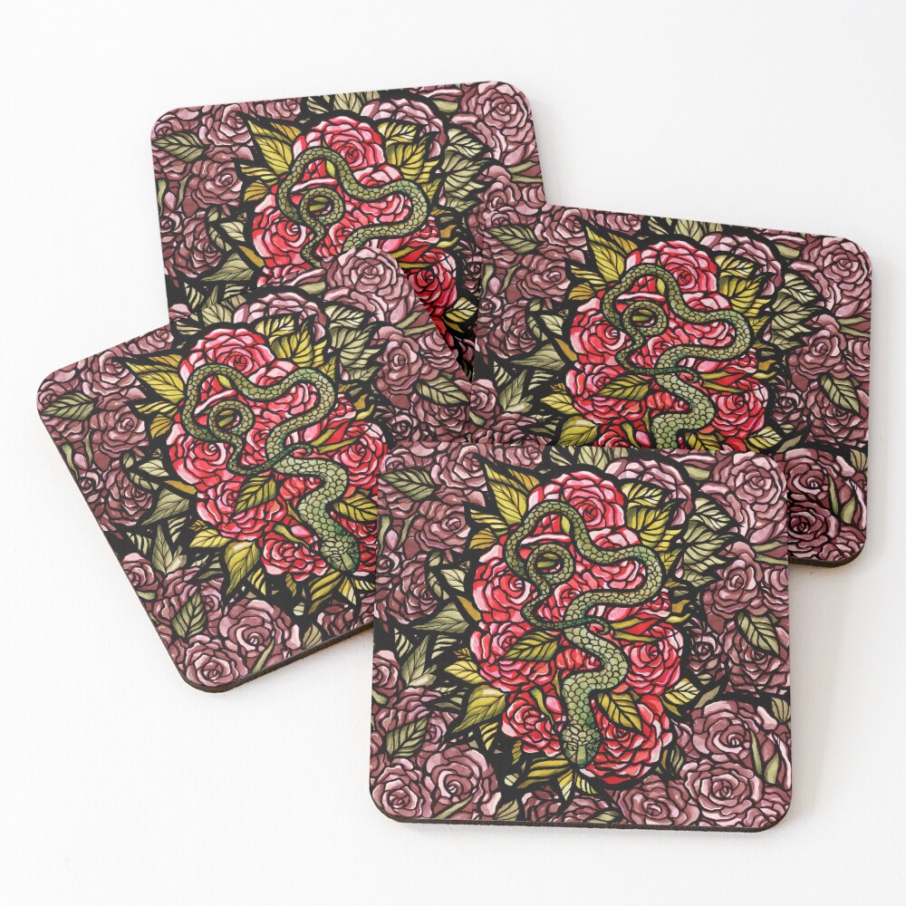 Item preview, Coasters (Set of 4) designed and sold by Boogiemonst.